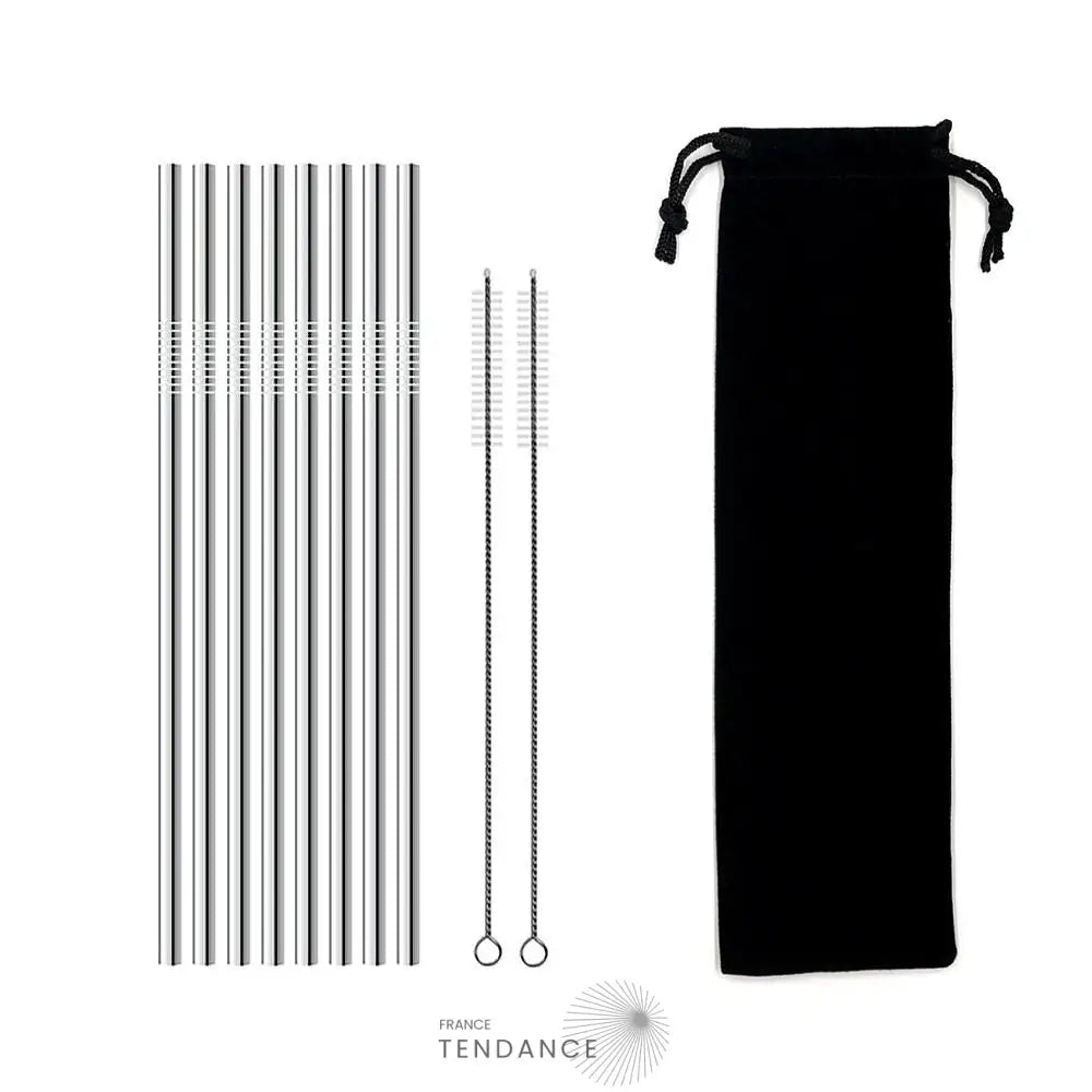 Pailles En Acier Inoxydable | France-Tendance
