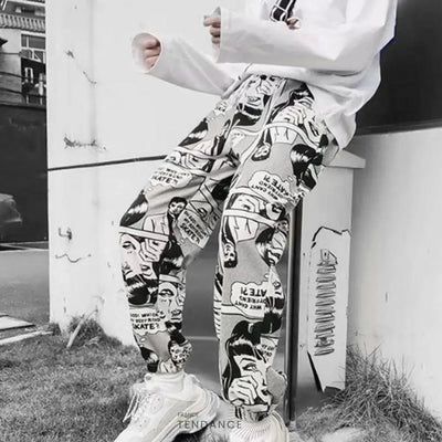 Pantalon White x Cartoon™ | France-Tendance