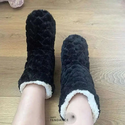 Pantoufles Montantes Fourées Ultra-Cocooning