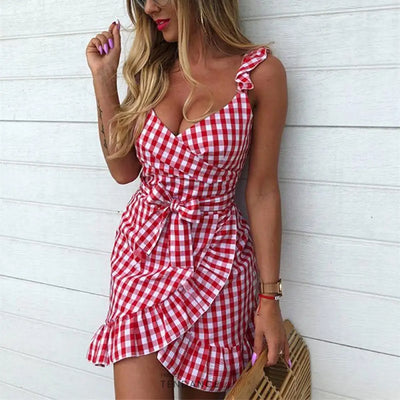 Petite Robe à Carreaux | France-Tendance