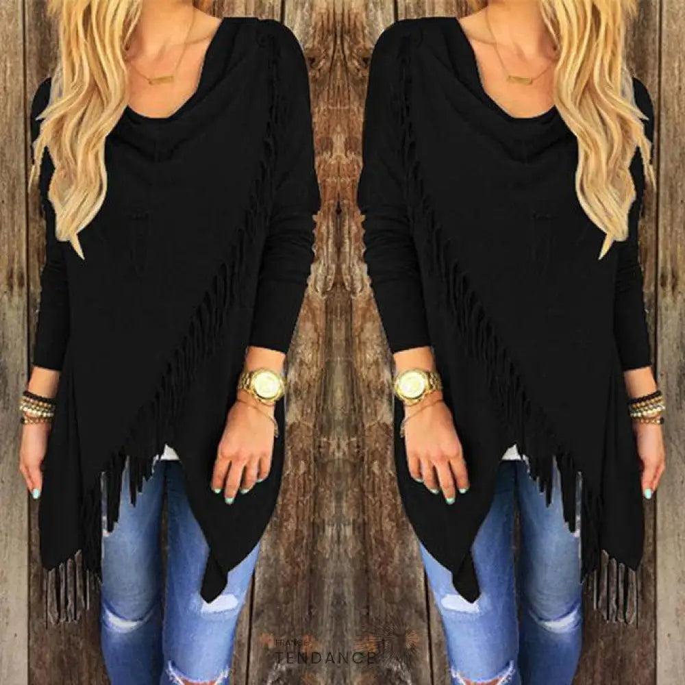 Poncho Asymétrique | France-Tendance