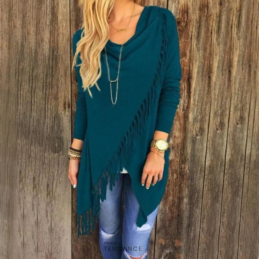Poncho Asymétrique | France-Tendance
