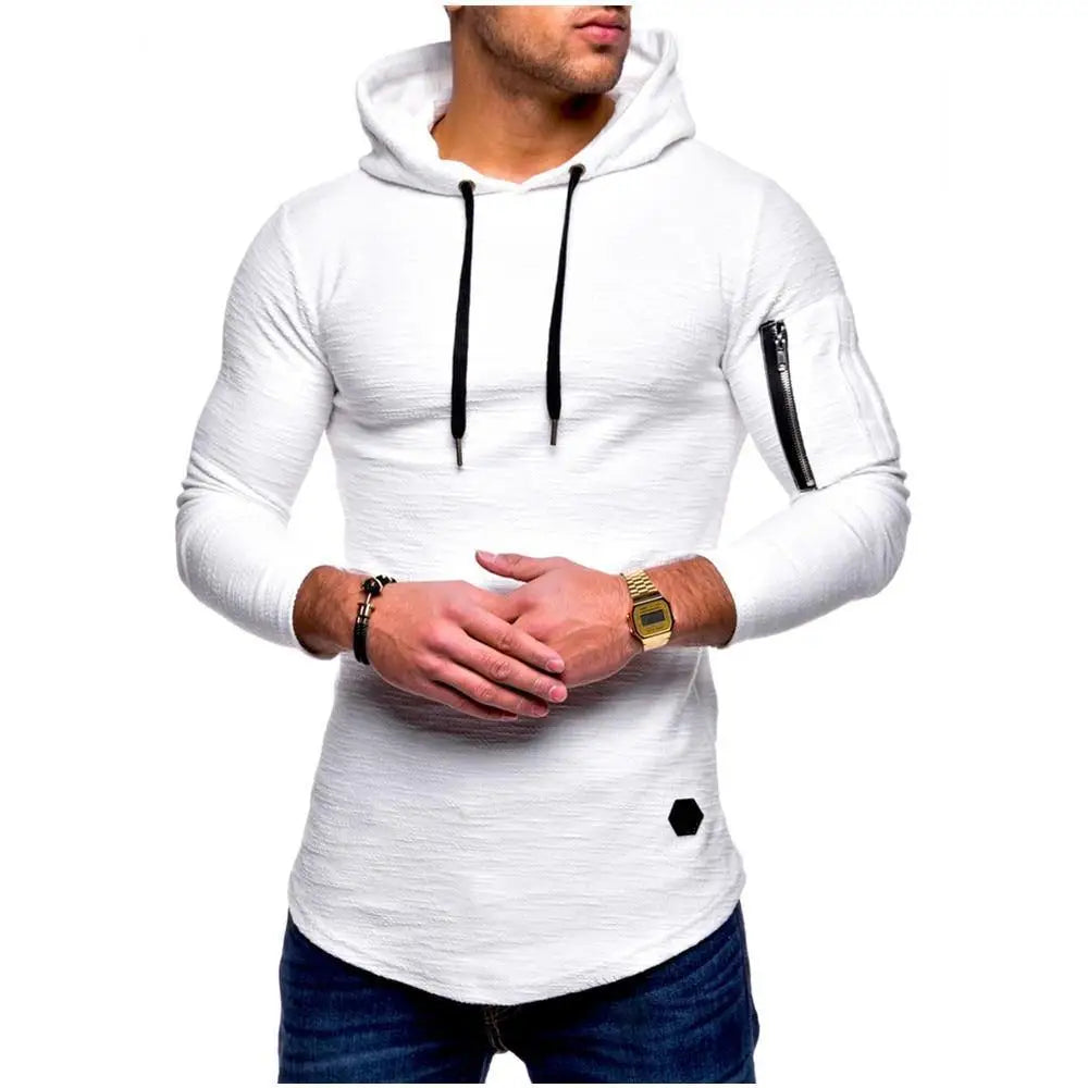 Pull à Capuche Manche Zippée | France-Tendance