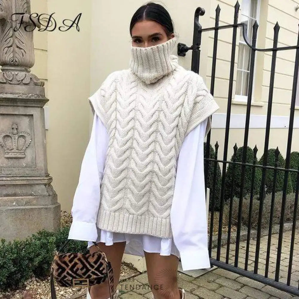 Pull Col Haut Sweatness | France-Tendance