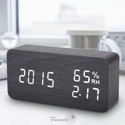 Réveil Design & Tendance woody | France-Tendance