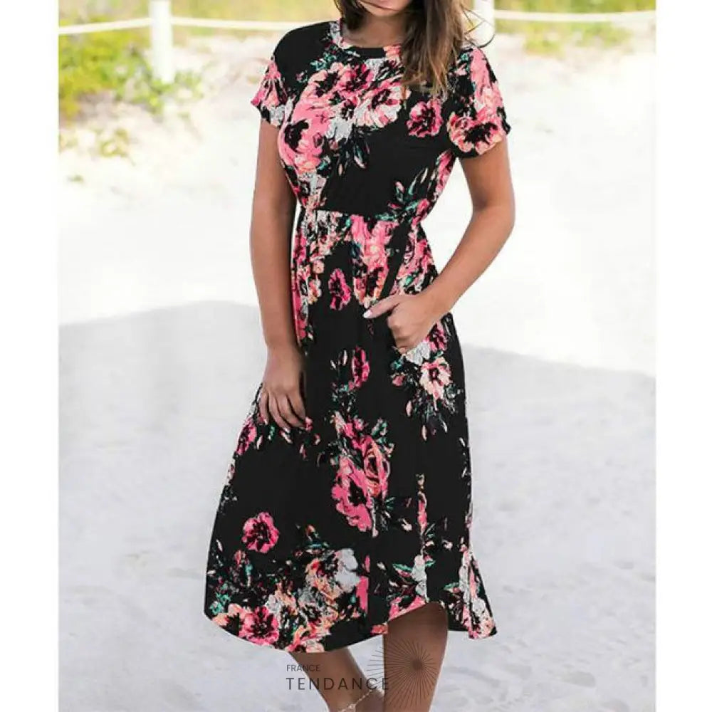 Robe Fleurie Extravagante | France-Tendance