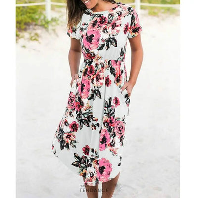 Robe Fleurie Extravagante | France-Tendance