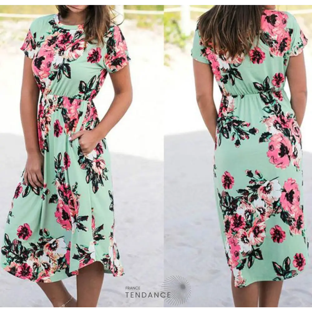 Robe Fleurie Extravagante | France-Tendance