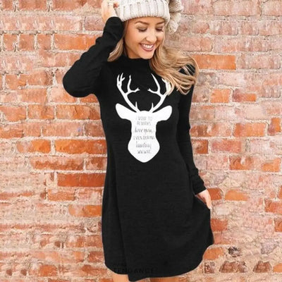 Robe-pull Deer | France-Tendance