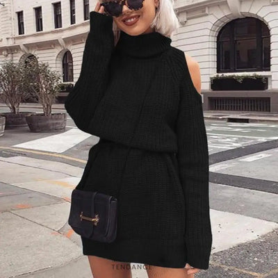 Robe-pull Epaules Nues | France-Tendance