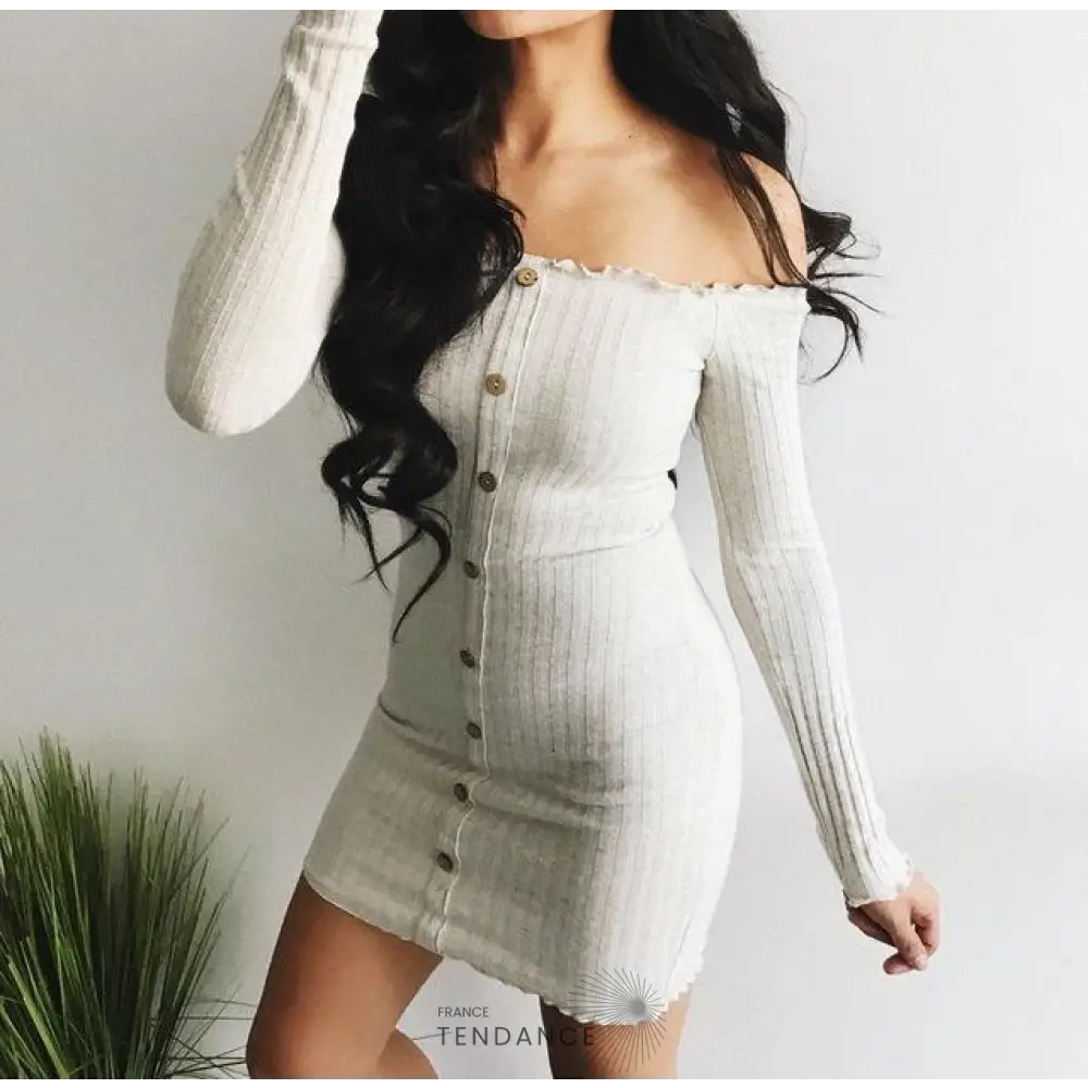 Robe Spéciale Button | France-Tendance