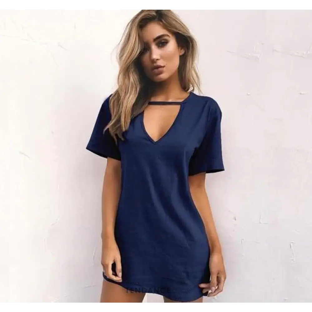 Robe T-shirt Décontractée | France-Tendance