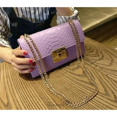 Sac à Main Effet Croco | France-Tendance