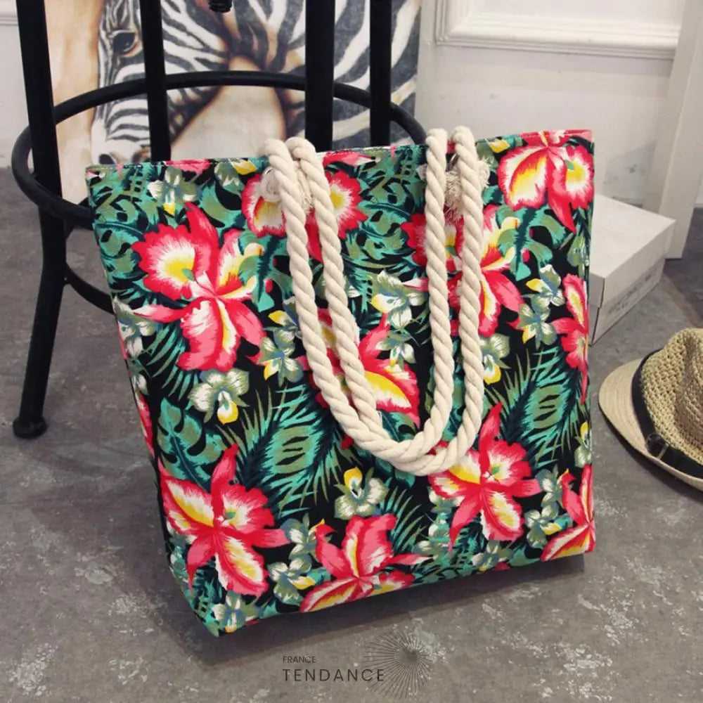 Sac De Plage Fourre-tout Imprimé | France-Tendance
