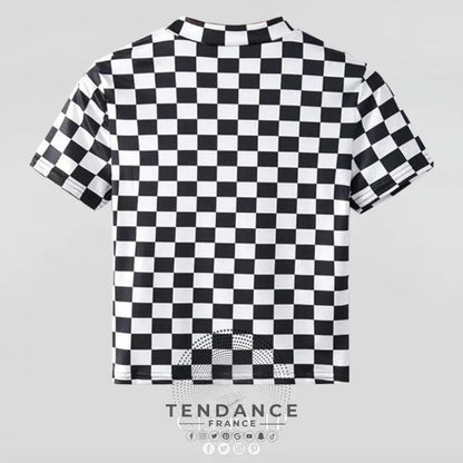 T-shirt Court B&w | France-Tendance