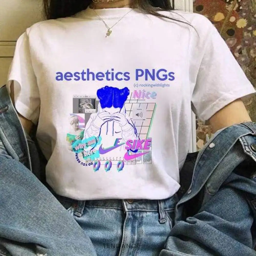 T-shirt Aesthetics Png | France-Tendance