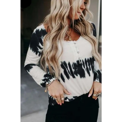 T-shirt Boutonné à Dentelle | France-Tendance
