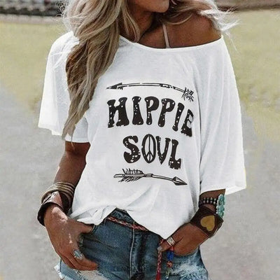 T-shirt Hippie Décontracté | France-Tendance