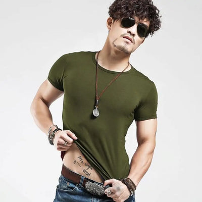 T-shirt Léger Col v | France-Tendance
