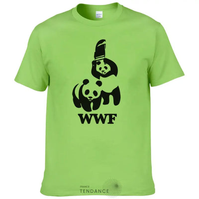 T-shirt Panda | Parodie Wwf | France-Tendance