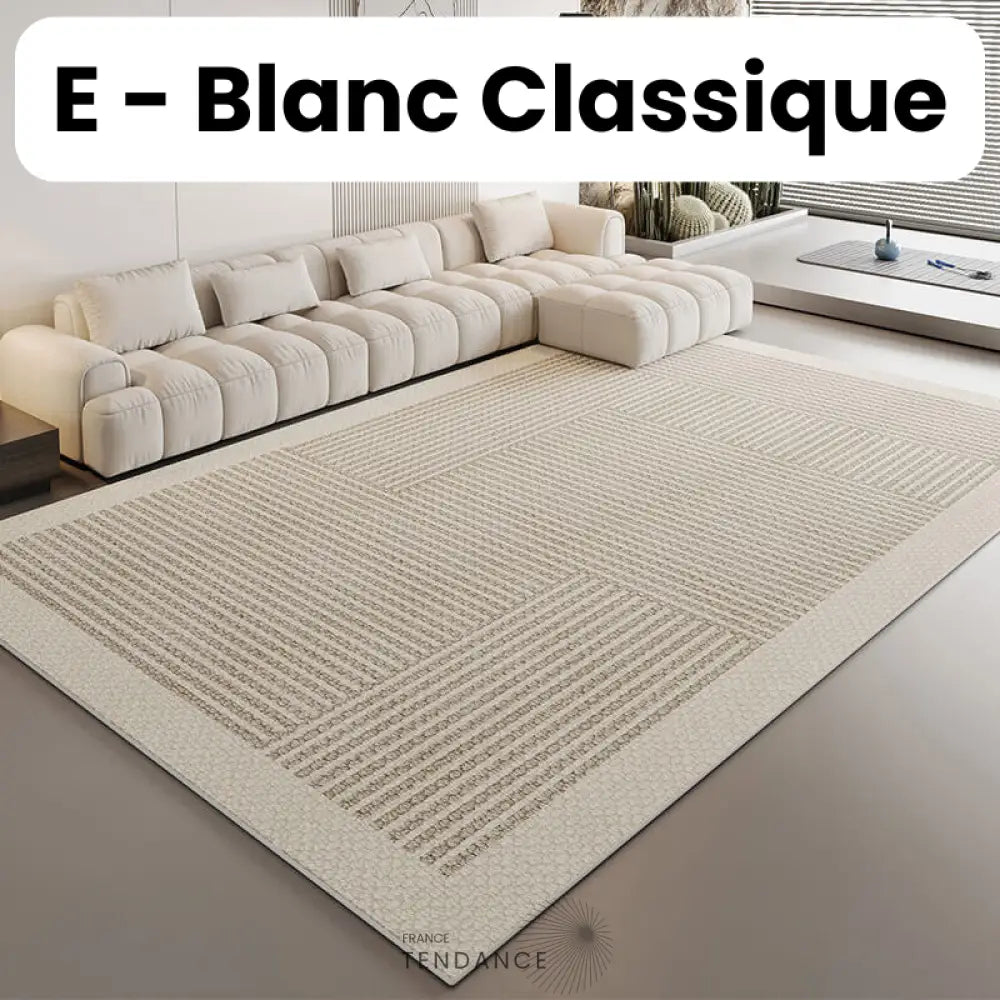 Tapis Magique Intachable | Incroyable Mais Vrai! E - Blanc Classique / Paillasson (0.4X0.6M) Salon