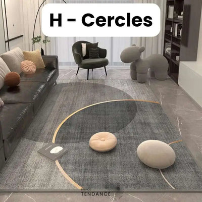 Tapis Magique Intachable | Incroyable Mais Vrai! H - Cercles / Paillasson (0.4X0.6M) Salon